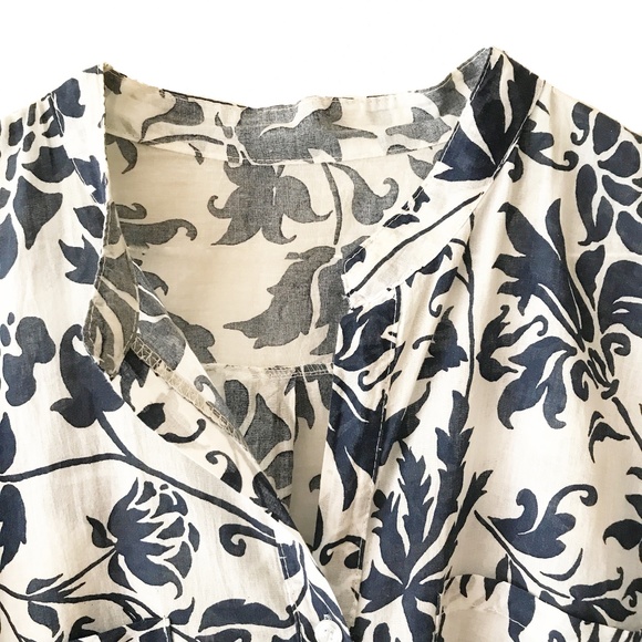 DIVA SRL WOMEN'S FLORAL SMOCK DRESS - Picture 4 of 5